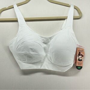 Shapermint Essentials Everyday Comfort Straps Wireless Shaping Bra White Size L